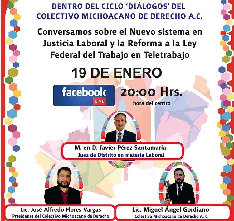 Colectivo de abogados invita a plática sobre reforma que regula el  teletrabajo - Cambio de Michoacán