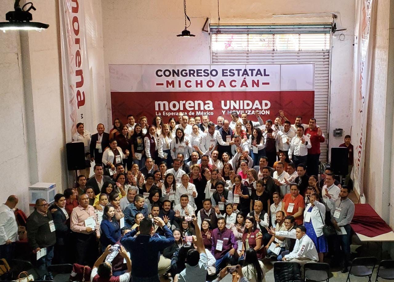 Designan a nuevo Comité Ejecutivo Estatal de MORENA - Cambio de Michoacán